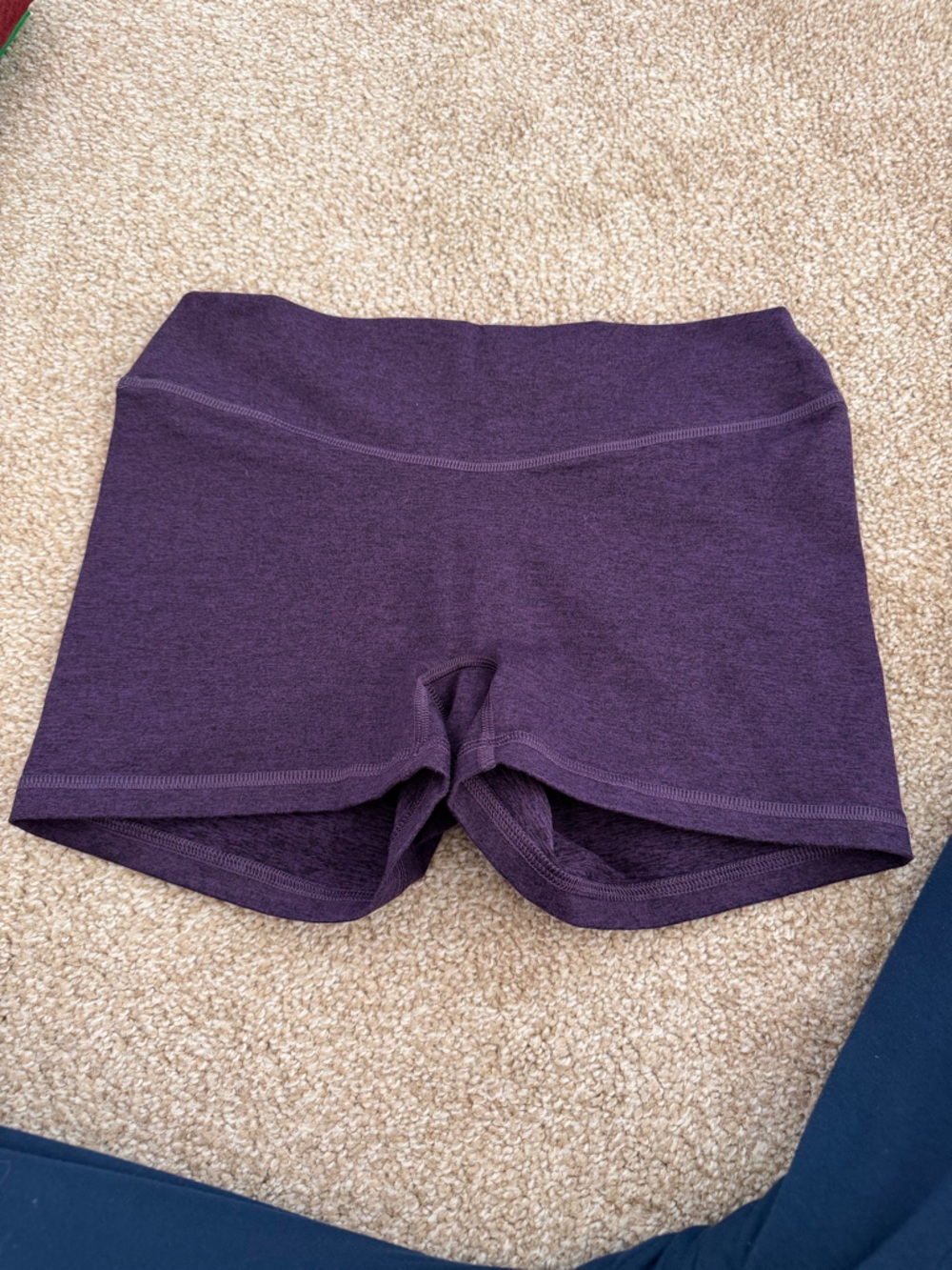 Fleo Women's Athletic Shorts in Deep Purple